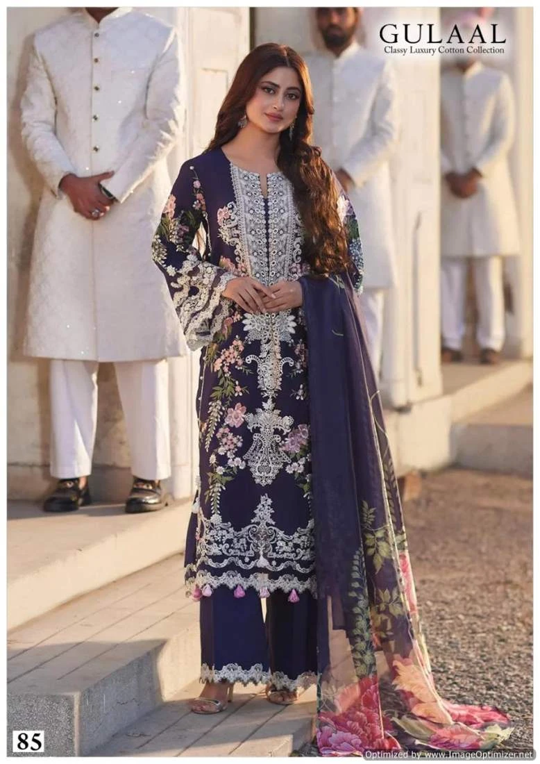 Gulaal Karachi Vol 9 Cotton Wholesale Pakistani Salwar Suit Catalog — Wholesale Salwar Suits, MPA wholesale from Surat - Gallery Image 7
